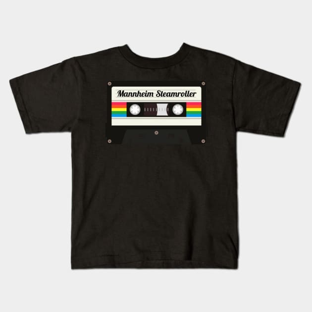 Mannheim Steamroller / Cassette Tape Style Kids T-Shirt by GengluStore